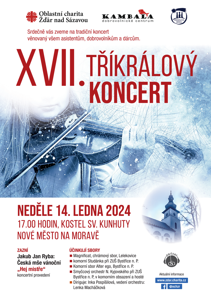 Plakát tříkrálový koncert TISK A4